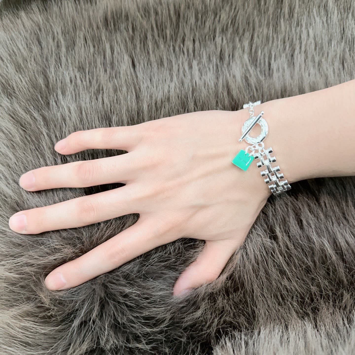 Tiffany & Co. Sterling Silver Love Bracelet